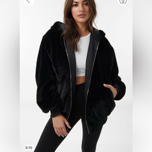 Garage: Black Reversible Bomber - Picture 2 of 4